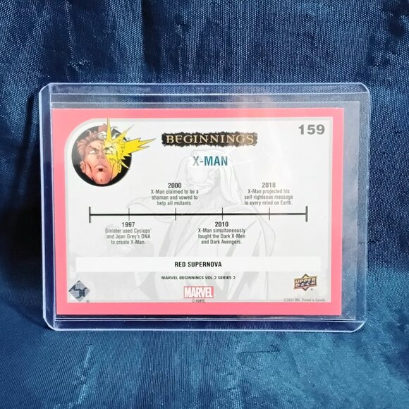 3/$25 Mint 2023 UD X-Man Marvel Beginnings Vol. 2 Series 2 Red... Card 159!! - Picture 2 of 2